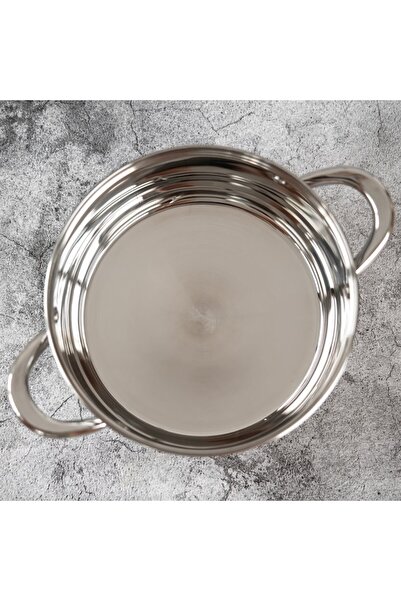 Bohmann stainless steel pot with glass lid, 7.7L