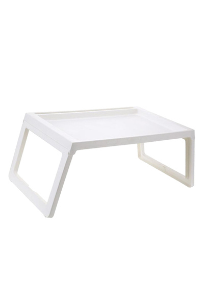 zola Folding laptop table, plastic, 55x36x27 cm, white
