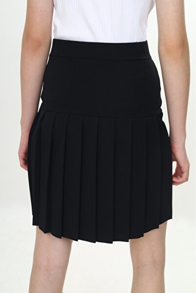 Toontoy Fusta de școală semi-plisată pentru fete