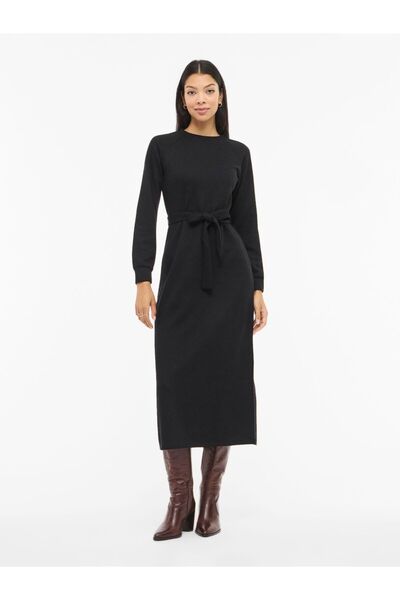 VILA Maxikleid VIEMMY Langärmeliges