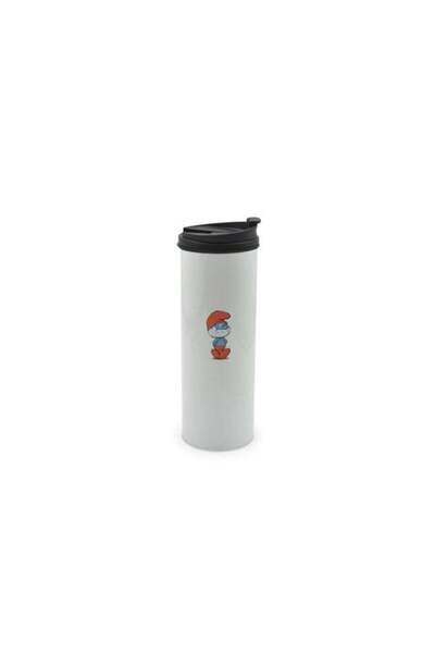 Lit Stainless Steel Printed Drinking Tumbler with Lid - Multicolour