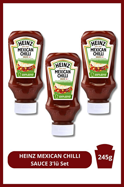 Heinz Mexican Chili (Acılı) Sos 245 GR 3'Lü Set