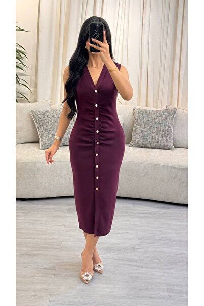 SELSAL Soft dress with buttons