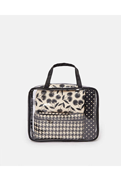 REDTAG مجموعة حقائب مستحضرات التجميل متعددة الألوان (4 قطع)