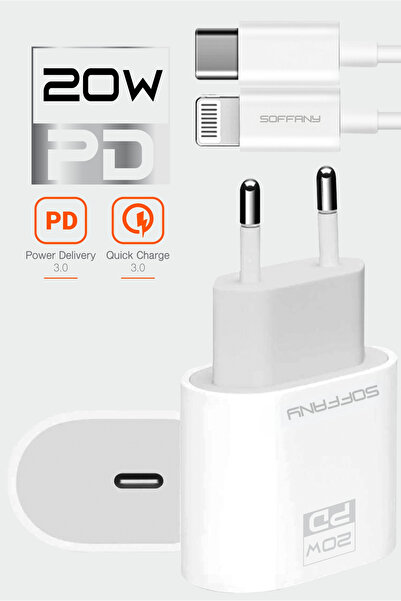 Soffany SY220 20W PD Lightning Şarj & Data Kablosu