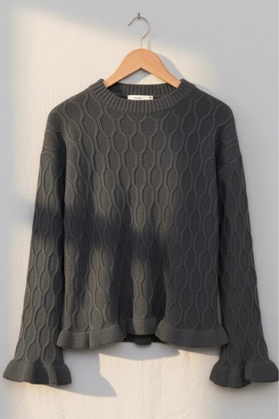 İmaj İspanyol kol triko kazak