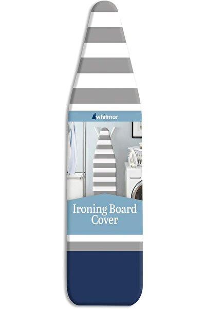 Whitmor غطاء ووسادة لوح الكي القابل للعكس 54.0 × 15.0، رمادي أزرق