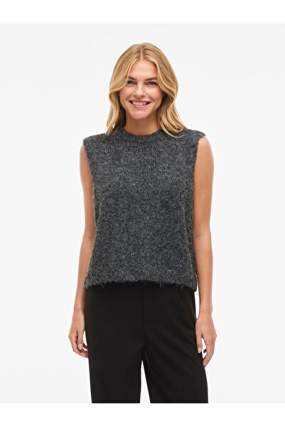 VILA Strickweste VIMARLEY Rundhals