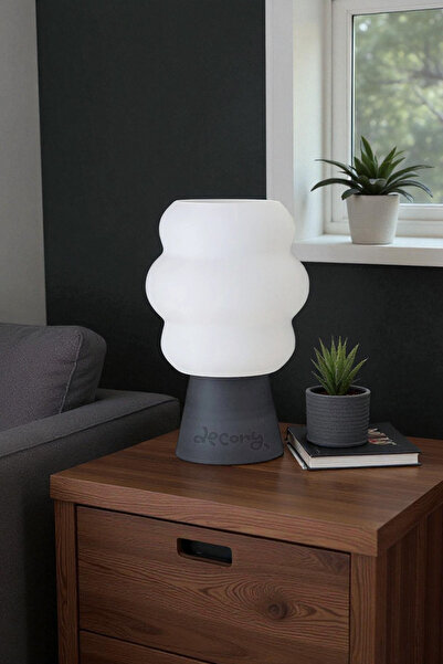 decory Pinterest Style Cozy Lampshade Table Lamp, Stylish Simple Table Lamp (Bioplastic) E27