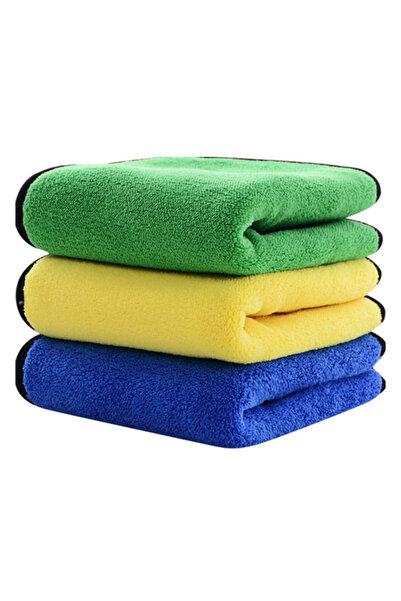 EHOME قطعة قماش تنظيف للسيارة، منشفة سميكة من الألياف لتنظيف الأطباق، 30 × 40...