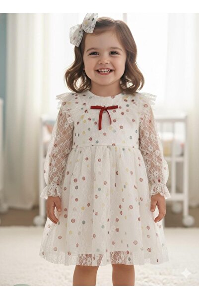 BİLGEN Style Girl's Daily Long Sleeve Dress 1-5 Years