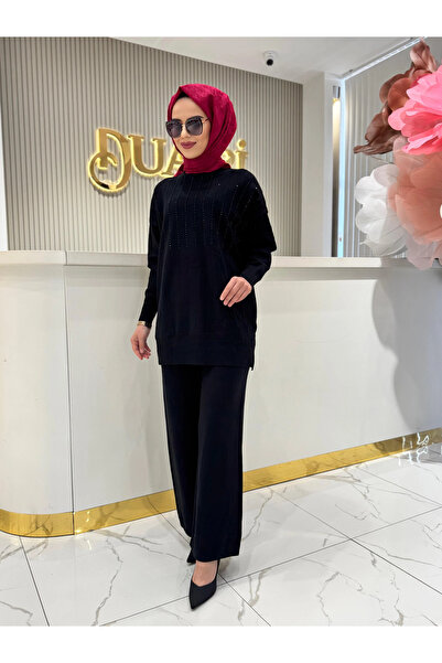 FUAT GÜRSEN Beaded Knitwear Set