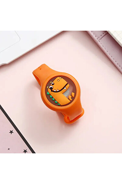 MaffStuff MaffStuff® Kids Orange Dinosaur Anti-Mosquito Bracelet with LED and Adjustable Aromatherapy