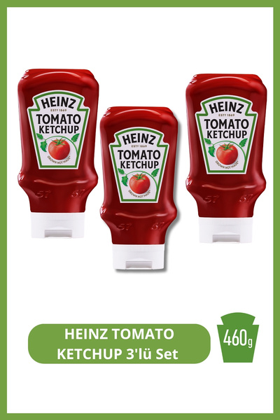 Heinz Ketçap 460 GR 3'Lü Set
