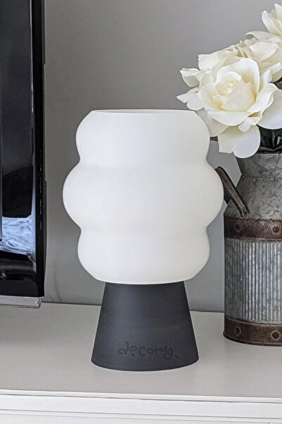 decory Pinterest Style Cozy Lampshade Table Lamp, Stylish Simple Table Lamp (Bioplastic) E27