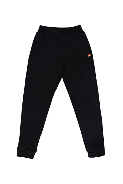 Galatasaray Original Black Sweatpants with Elasticated Legs