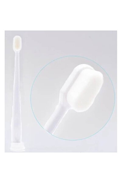 OEM EVNC Soft Toothbrush with ultra-fine bristles, white handle