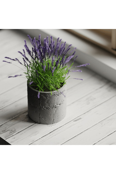 Homentum Alera | Decorative pot with concrete texture 12 cm