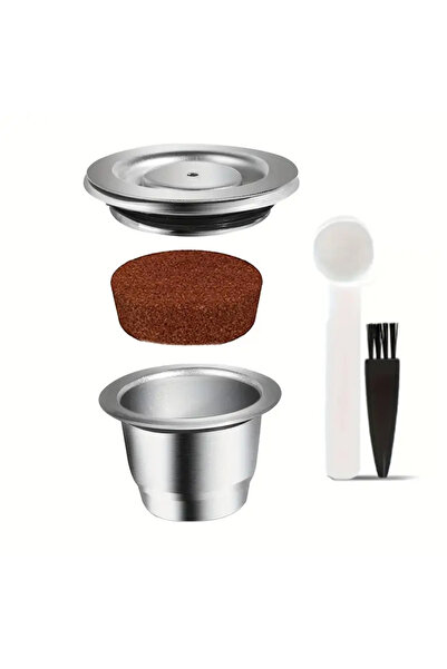 SONREYON Nespresso Compatible Refillable Steel Coffee Capsule (You Can Wash and Use Again)