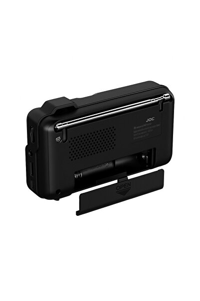 OEM Portable Bluetooth radio 456BT with digital display, USB and built-in speaker, black color