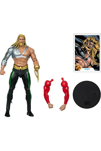 Generic Buildable Aquaman Figure (JLA) - DC Multiverse by McFarlane Toys, 17.8 cm