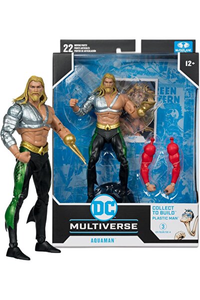 Generic Buildable Aquaman Figure (JLA) - DC Multiverse by McFarlane Toys, 17.8 cm