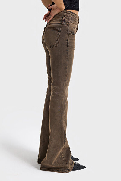 its basic Γυναικείο τζιν ST χρώματος 2w5-62 Flare Fit ελαστικό υφασμάτινο τζιν