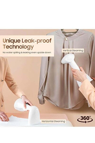 X SPRING Garment Steamer,Upgrade Steam Iron,1500W High-Power,330mL Water Tank,White