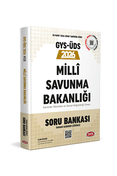 Data Yayınları Milli Savunma Bakanlığı 2026-27 GYS-ÜDS Soru Bankası (Tamamı K...