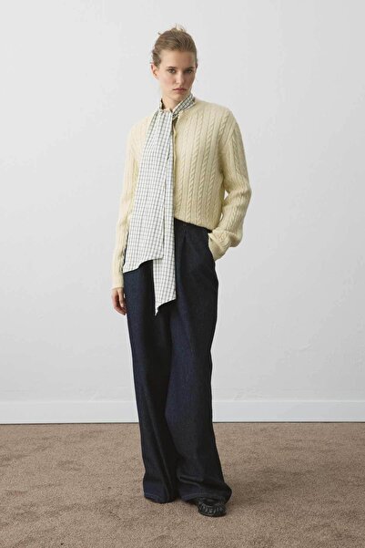 Hooopstore Hair Knitwear Butter Yellow Cardigan