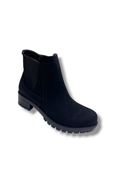 Efsun 1663-26 Дамски ботуши с цип от маслена кожа