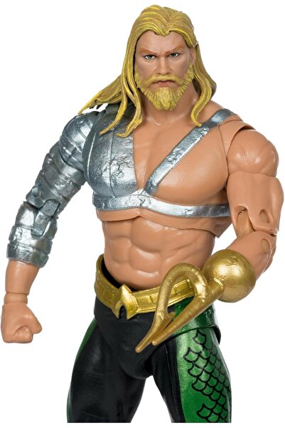 Generic Buildable Aquaman Figure (JLA) - DC Multiverse by McFarlane Toys, 17.8 cm