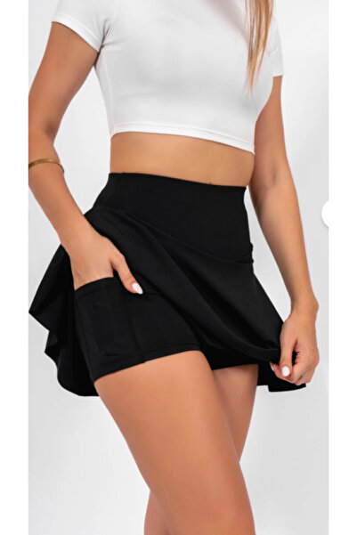 ALCİNOUS Tennis Skirt with Pockets with Recovery Shorts