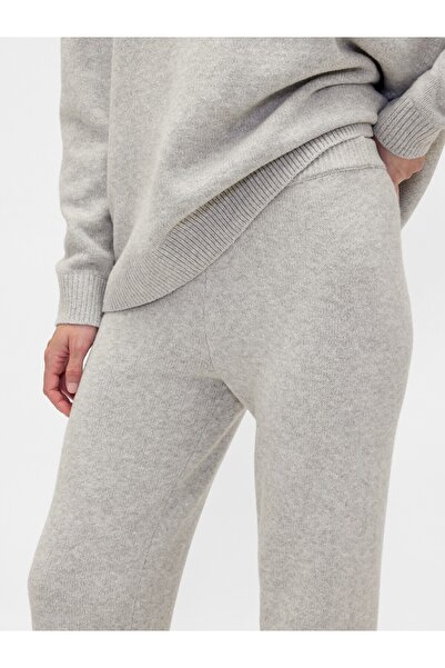 GAP Kadın Gri CashSoft Boot Triko Pantolon