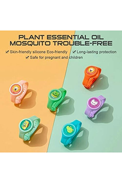 MaffStuff MaffStuff® Kids Mosquito Repellent Bracelet Beige Lion with LED and Adjustable Aromatherapy