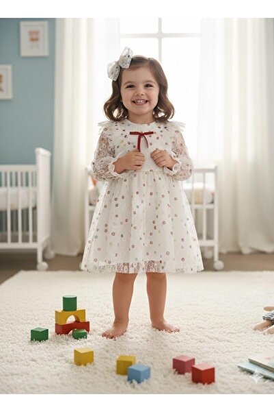 BİLGEN Style Girl's Daily Long Sleeve Dress 1-5 Years