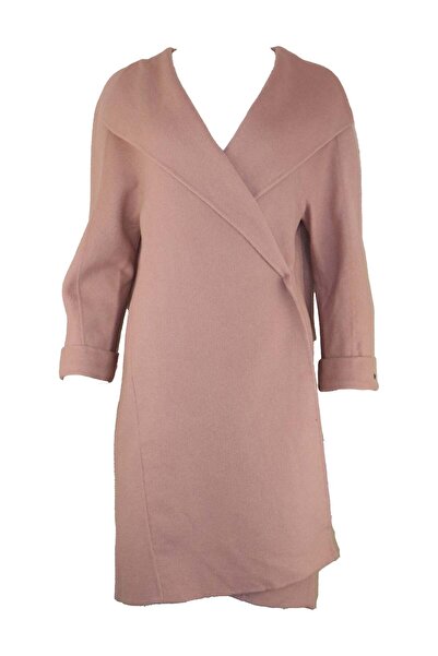 ONLY Bess Pink Coat - S, Pink, 52.9% wool, 47.1% polyester