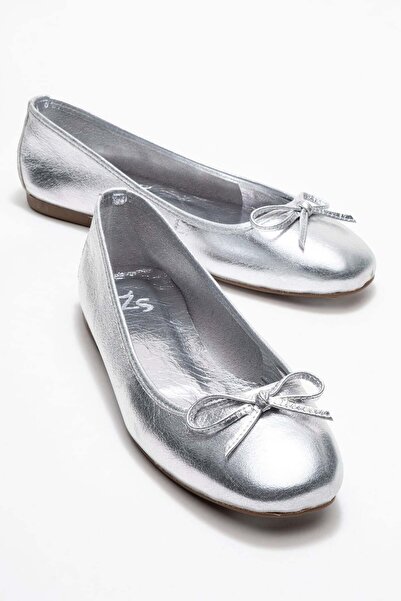 Zeynep Sıradağlı Balerini Poetry pentru femei din piele naturală, cu fir metalic