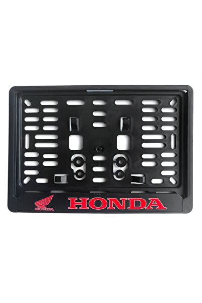 Hsb HONDA YAZILI MOTOSİKLET PLAKALIK 15*25CM PLASTİK