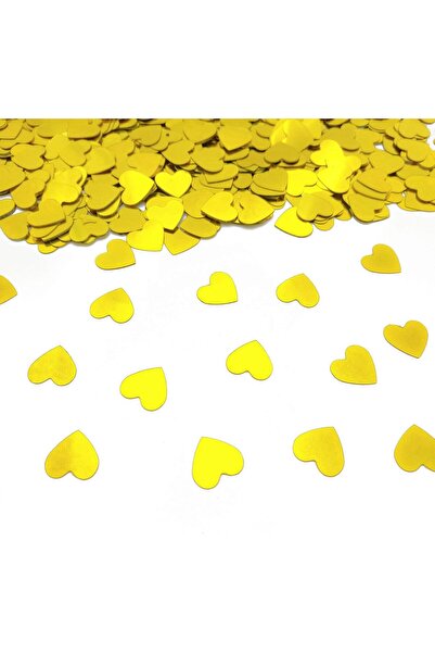 kidspartim Şeffaf Balon İçi Konfeti Gold Kalp