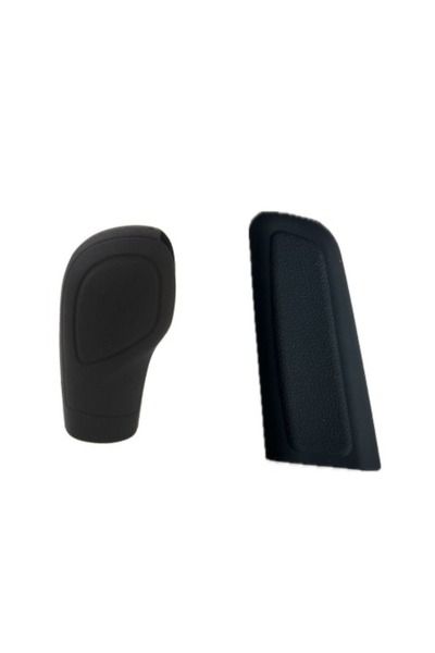 OEM DSG shift knob and handbrake cover set, VAG compatible, black color