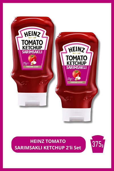 Heinz Sarımsaklı Ketçap 375 GR 2'Li Set