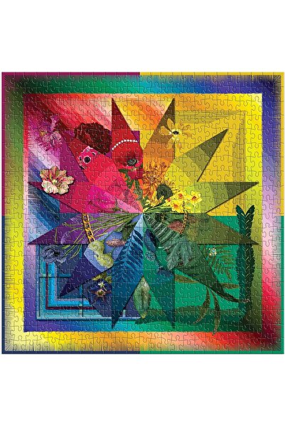 Christian Lacroix Botanic Rainbow 500-Piece Double-Sided Jigsaw Puzzle