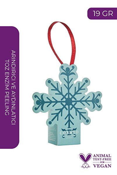 COSMED Kar Tanesi Ağaç Süsü Enzyme Peeling Powder 19 gr