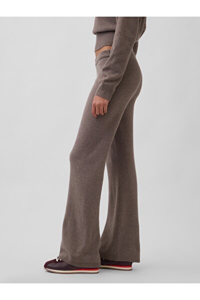 GAP Kadın Kahverengi CashSoft Boot Triko Pantolon