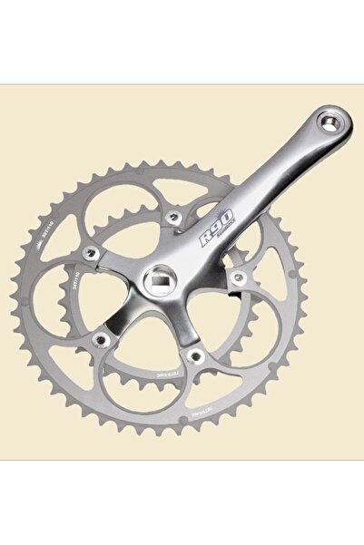 Shimano Δισκοβραχίονας Sunrace Fcr9f 9s 50-34t 170mm Τετράγωνο Ασημί-Μαύρο