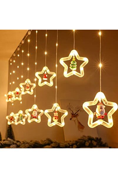 SD WORKS 3 Metre 10'lu Yılbaşı Aydınlatma Noel Dekorasyon Işıkları Led Christ...