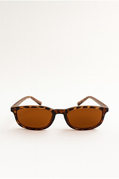 Eyesofia Feryl Leopard Framed Brown Women's Sunglasses