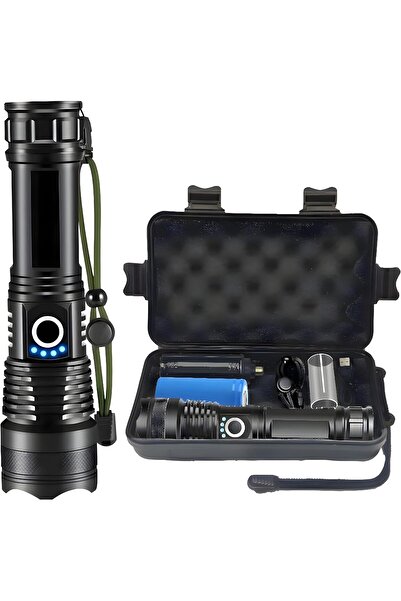 MSATECH MSAGREEN Rechargeable LED Flashlight, 150000 Lumens Super Bright Tact...