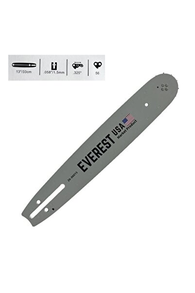 Everest Chainsaw Bar 35cm, .325 Pitch, 1.5mm Gauge - 56 Drive Links Chain